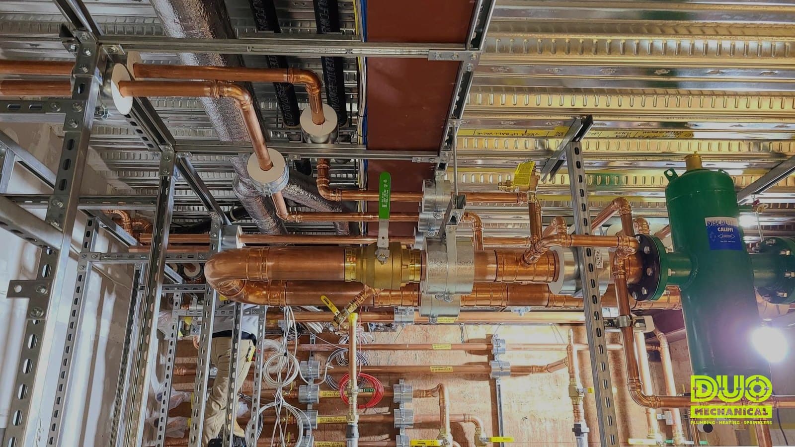DUO Mechanical commercial pipework in NYC
